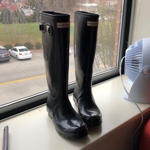 Women’s Gloss Hunter Rain Boots Size US 6